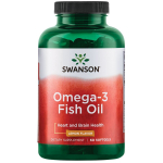 SWANSON Omega 3 1000 Mg Citrinų Skonio Žuvų Taukai 60 Kaps. (SWANSON, JAV) maisto papildas