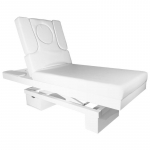 Elektrinis masažo stalas AZZURRO SPA WOOD WHITE 2 MOTOR HEATED