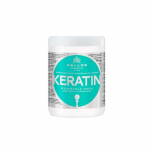 Kaukė sausiems pažeistiems plaukams Kallos KERATIN Hair Mask 1000 ml