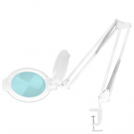 Kosmetologinė LED lempa su lupa 5D 8W (tvirtinama prie stalo)