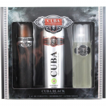 Cuba Black rinkinys dla mężczyzn EDT 100ml + 100ml Woda po goleniu + 200ml deodorant rinkinys