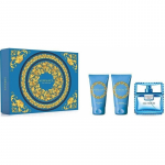 Versace Versace Man Eau Fraiche rinkinys tualetinis vanduo EDT spray 50ml + żel pod prysznic 50ml + balsam po goleniu 50ml rinkinys