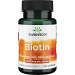 SWANSON BIOTINAS 5000MCG 100 KAPS. (SWANSON, JAV) maisto papildas