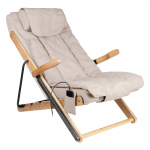 Sulankstomas masažinis krėslas SHIATSU RELAX FOLD BEIGE