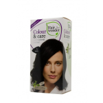 Hairwonder Colour & Care  ilgalaikiai plaukų dažai be amoniako spalva juoda 1