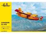 Surenkamas lėktuvo modelis Canadair CL-415 1/72 Heller 80370