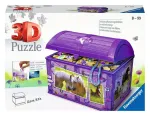 Ravensburger 3D dėlionė lobių skrynia &bdquo;Žirgai&ldquo;, 216 det., nuo 8 m.