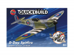 Airfix QUICKBUILD Spitfire D-Day &ndash; surenkamas be klijų ir dažymo, 270 mm