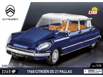 COBI Citro&euml;n DS 21 Pallas 1968 konstruktorius, 1:12, 2265 det.