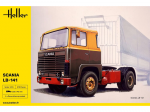 Heller Scania LB-141 1/24 plastikinis surenkamas modelis (80773)