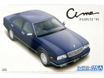 Aoshima Nissan Cima 1991 Type III Limited L AV 1/24 surenkamas modelis