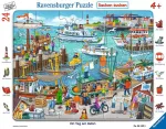 Ravensburger dėlionė &bdquo;Diena uoste&ldquo;, 24 det., nuo 4 m.