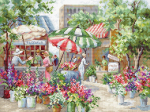 Flower Market SLETI978 - siuvinėjimo kryželiu rinkinys