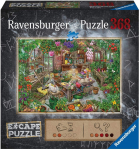 Puzzle 368 The Green House - RAVENSBURGER dėlionė
