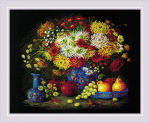Still Life with Chrysanthemums. Siuvinėjimo rinkinys i&scaron; RIOLIS Nr.: 2068