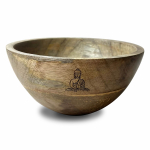 Medinis smilkalų ir ritualų dubenėlis &bdquo;Buda&ldquo; &ndash; mango medis, 14x7 cm