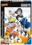 Ravensburger anime dėlionė &bdquo;Naruto prie&scaron; Sasukę&ldquo;, 1000 det.