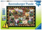 Ravensburger dėlionė &bdquo;Dinozaurų kolekcija&ldquo;, 100 XXL det., nuo 6 m.