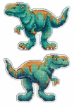 Dinosaurs - Tyrannosaurus SR-271 - Siuvinėjimo rinkinys