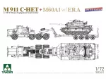 Takom M911 C-HET su M747 priekaba ir M60A1 tanku 1/72, 5024X