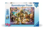 Ravensburger dėlionė &bdquo;Atgiję žaisliniai dinozaurai&ldquo;, 100 XXL det., nuo 6 m.