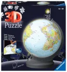 Ravensburger 3D dėlionė-gaublys su LED &scaron;viesa, 548 det., nuo 6 m.