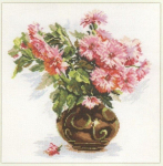 Alisa Siuvinėjimo rinkinys "Rožinė puok&scaron;tė" 2-09 (26x29 cm)