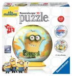 Ravensburger 3D dėlionė-rutulys &bdquo;Pimpačiukų nuotykiai&ldquo;, 72 det., nuo 6 m.