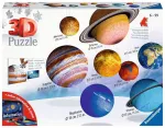 Ravensburger 3D dėlionė &bdquo;Saulės sistemos planetos&ldquo;, 522 det., nuo 6 m.