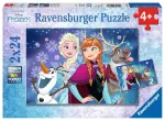 Ravensburger 2 dėlionės &bdquo;Disney Ledo &scaron;alis&ldquo;, 2&times;24 det., nuo 4 m.