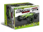 Radijo bangomis valdomas automobilis Blackzon Slyder ST Turbo 4WD žalias 1/16