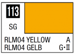Mr.Hobby Mr.Color C-113 RLM04 geltona nitro dažai 10 ml