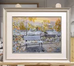 Siuvinėjimo kryželiu rinkinys &bdquo;Ankstyvas sniegas&ldquo; 36 x 27 cm