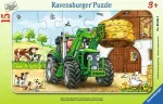 Ravensburger dėlionė &bdquo;Traktorius ūkyje&ldquo;, 15 det., nuo 3 m.
