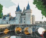 Tapyba Pagal Skaičius: "Sully-sur-Loire pilis"