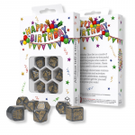 Happy Birthday kauliukų rinkinys - Confetti Q-WORKSHOP