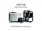 Gaahleri Apex Force GTX-778 tylus oro kompresorius 6 l aerografams