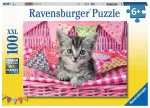 Ravensburger dėlionė &bdquo;Mielas kačiukas&ldquo;, 100 XXL det., nuo 6 m.