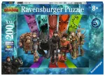 Ravensburger dėlionė &bdquo;Kaip prisijaukinti slibiną 3&ldquo;, 200 XXL det., nuo 8 m.