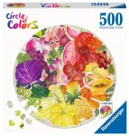 Ravensburger apvali dėlionė &bdquo;Spalvų ratas: vaisiai ir daržovės&ldquo;, 500 det.