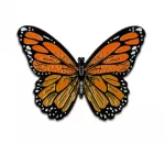Magnetinis adatų laikiklis siuvinėjimui &bdquo;Autumn Butterfly&ldquo;, 40 x 30 mm