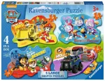 Ravensburger 4 figūrinės dėlionės &bdquo;&Scaron;unyčiai patruliai&ldquo;, 10&ndash;16 det., nuo 3 m.