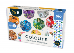 Lavinamoji maksi dėlionė &bdquo;Colours&ldquo; &ndash; 96 det., 12 spalvų gėlyčių, 3&ndash;6 m., PIO