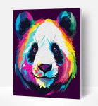 Splat Planet deimantinė mozaika Panda 2, 30&times;40 cm paveikslas ant drobės