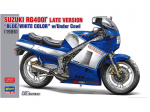 Hasegawa Suzuki RG400&Gamma; 1986 vėlyva, mėlyna/balta, su apatiniu gaubtu 1/12