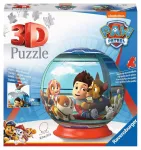 Ravensburger 3D dėlionė-rutulys &bdquo;&Scaron;unyčiai patruliai&ldquo;, 72 det., nuo 6 m.