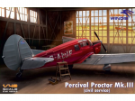 Dora Wings Percival Proctor Mk.III civilinis 1/48 &ndash; plastikinis lėktuvo modelis