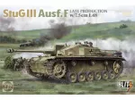 Takom StuG III Ausf. F vėlyvoji versija su 7,5 cm L/48 modelis 1/35 8015