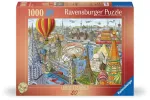 Ravensburger dėlionė &bdquo;Aplink pasaulį per 80 dienų&ldquo;, 1000 det.