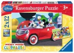 Ravensburger 2 dėlionės &bdquo;Peliukas Mikis&ldquo;, 2&times;12 det., nuo 3 m.